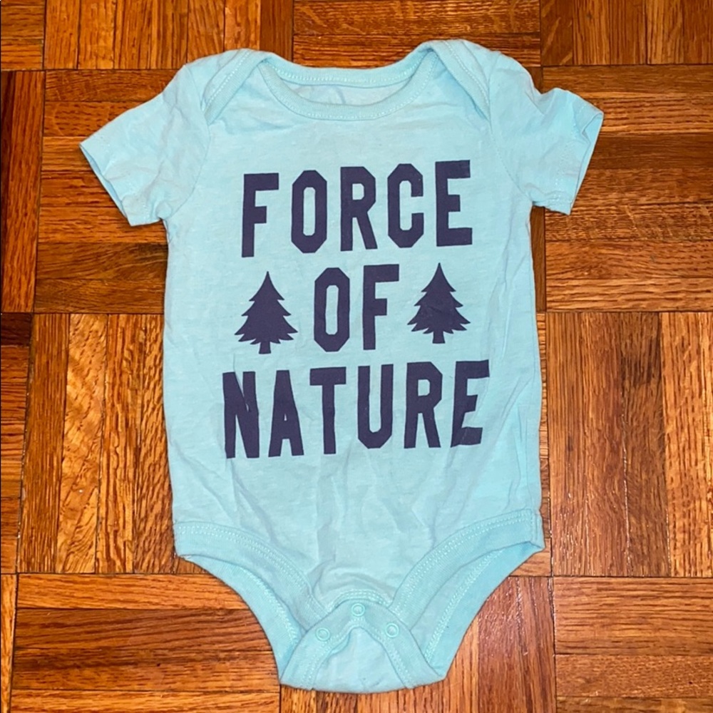 Novel Teez Design “Force of Nature” Onesie